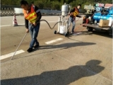 广东菊兰新型材料自流平灌缝胶渗漏修补胶用在佛山机场路
